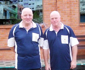 The Roo Bar team of Peter Pan and ‘Skinny’.